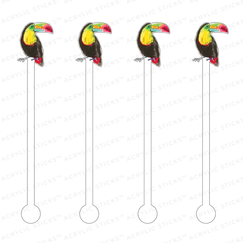 TOUCAN ACRYLIC STIR STICKS