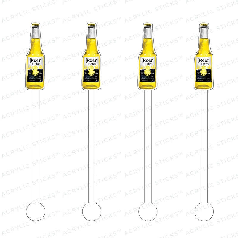 BOTTLED BEER ACRYLIC STIR STICKS