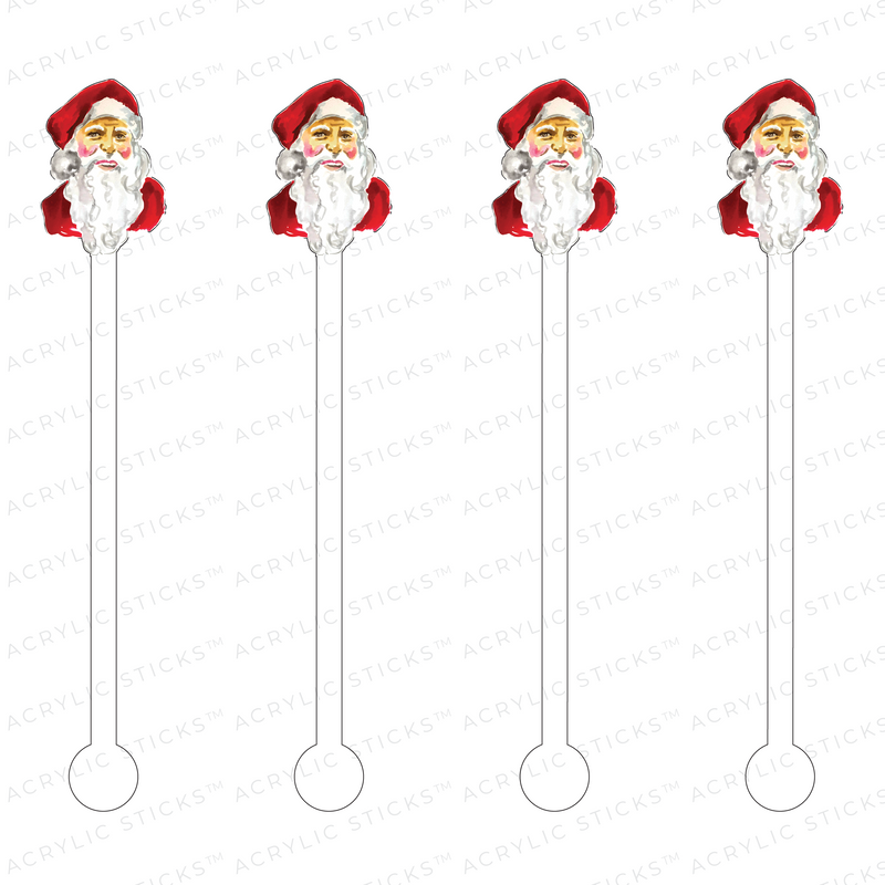 SANTA ACRYLIC STIR STICKS