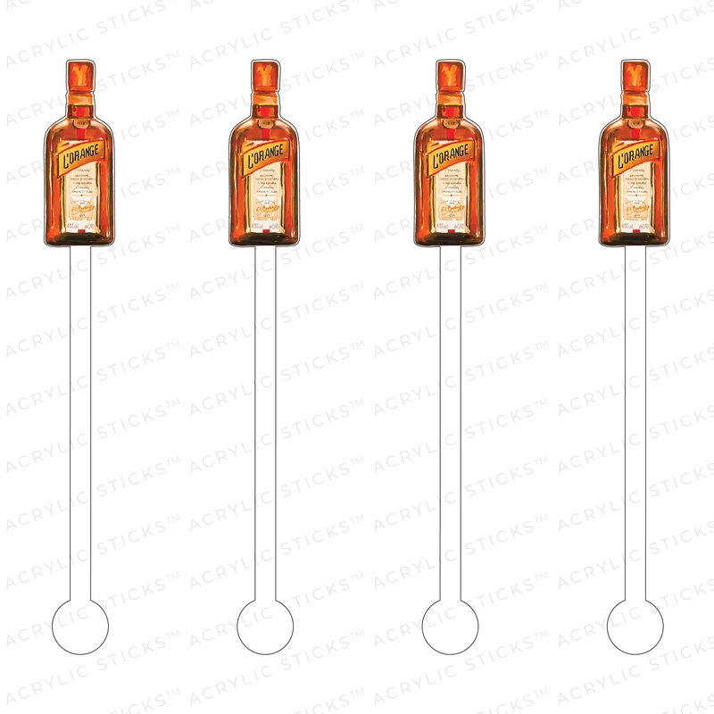 TRIPLE SEC ACRYLIC STIR STICKS