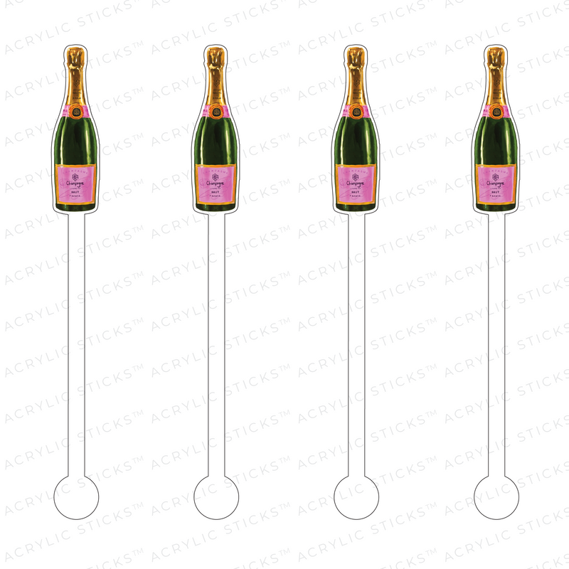 CHAMPAGNE ACRYLIC STIR STICKS