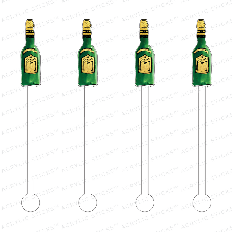BRUT CHAMPAGNE ACRYLIC STIR STICKS