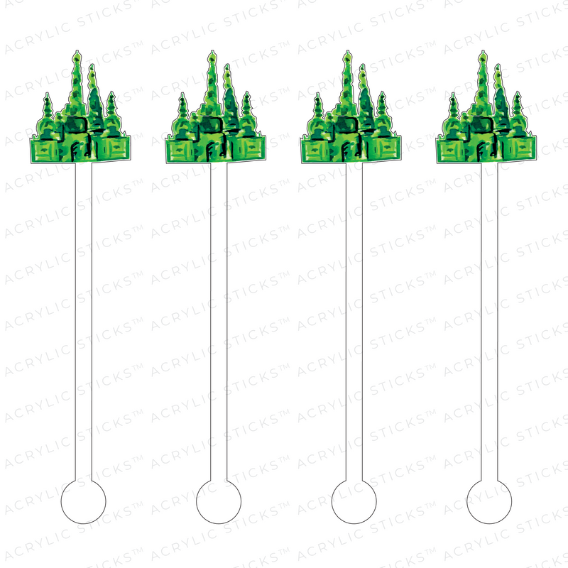 EMERALD CITY ACRYLIC STIR STICKS