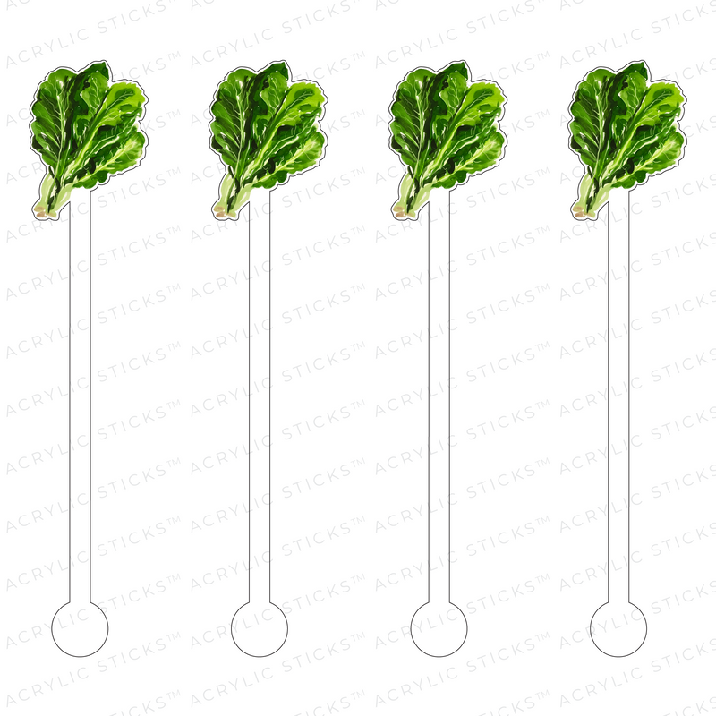 COLLARD GREENS ACRYLIC STIR STICKS