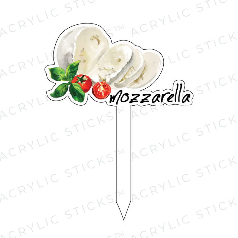 MOZZARELLA FROMAGE ACRYLIC STICK