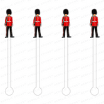 BRITISH GUARD ACRYLIC STIR STICKS (2 STYLE OPTIONS)