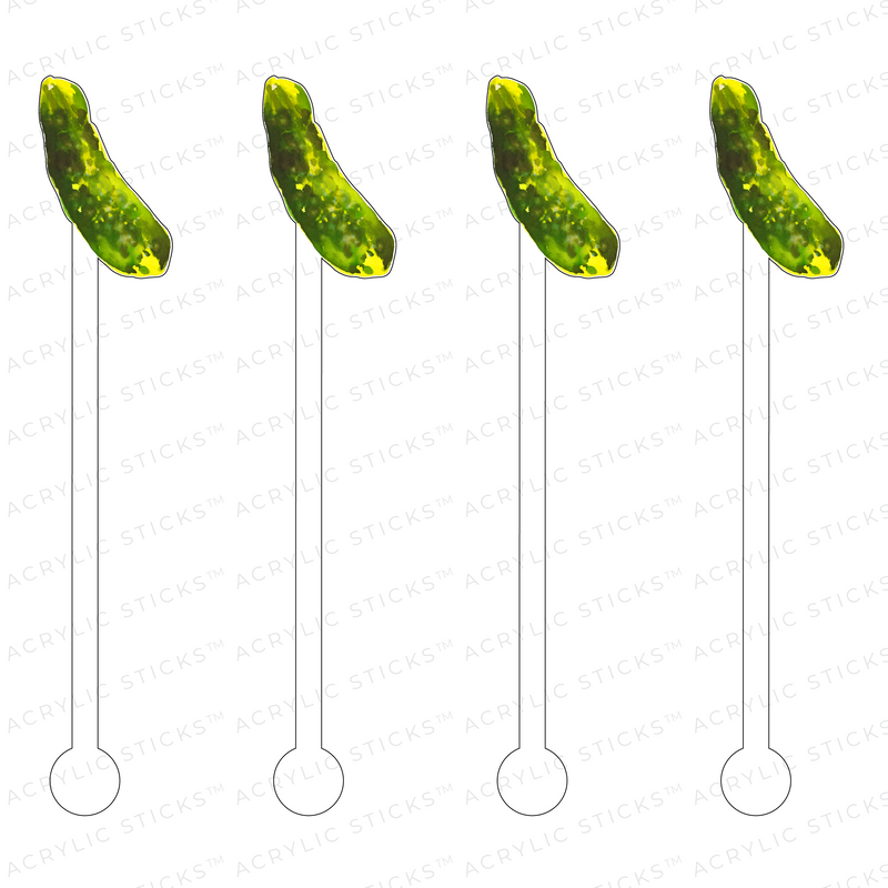DILL PICKLE ACRYLIC STIR STICKS