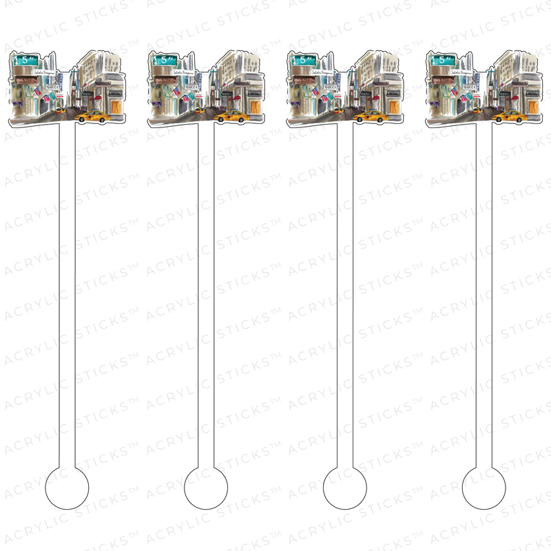 5TH AVENUE ACRYLIC STIR STICKS