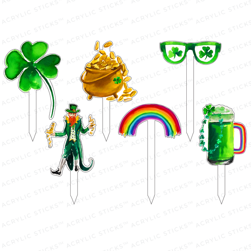 FEELING LUCKY ACRYLIC PARTY PIK STICKS COMBO