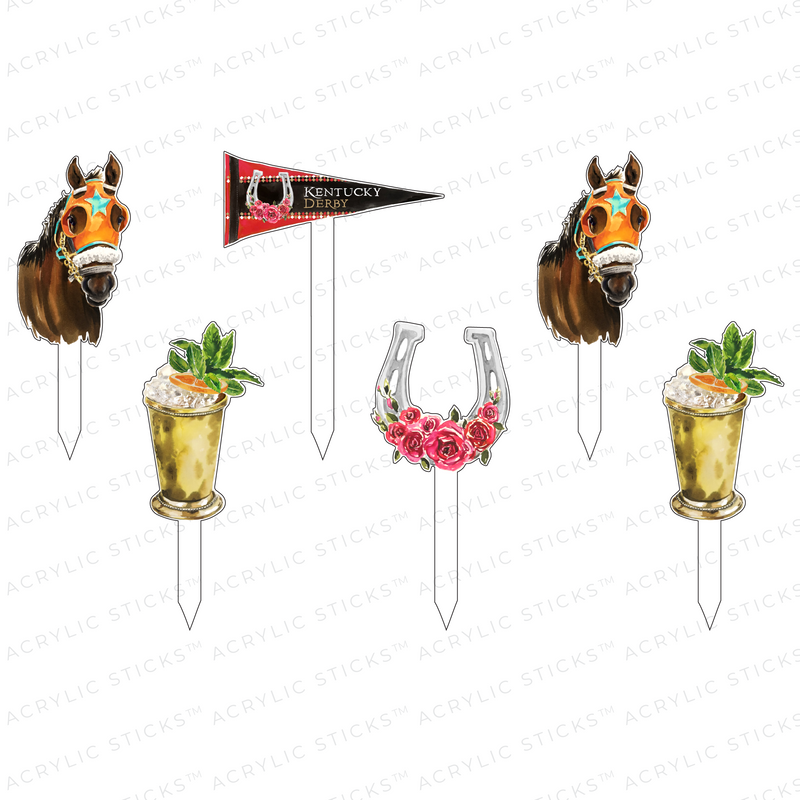 DERBY ACRYLIC PARTY PIK STICKS COMBO