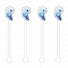 BLUE OYSTER ACRYLIC STIR STICKS