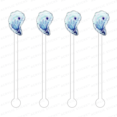 BLUE OYSTER ACRYLIC STIR STICKS