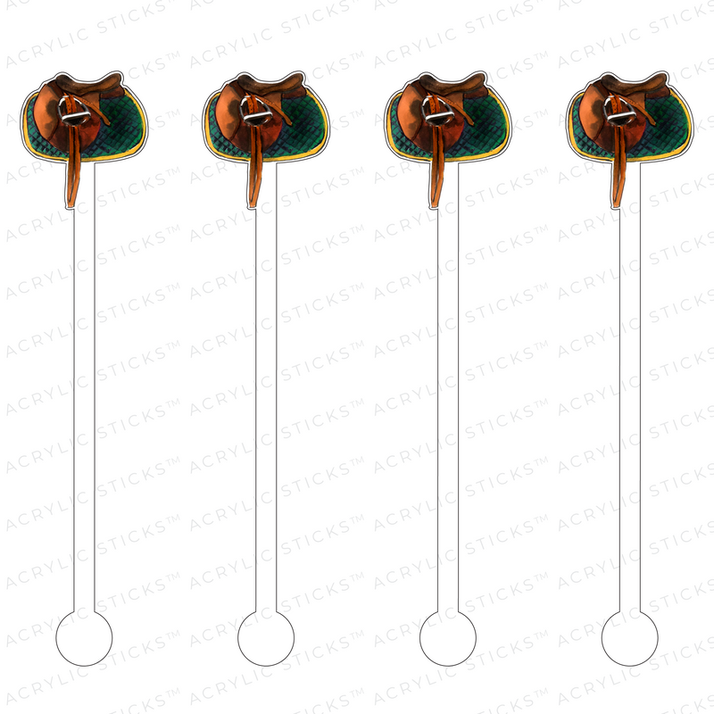 ENGLISH SADDLE ACRYLIC STIR STICKS