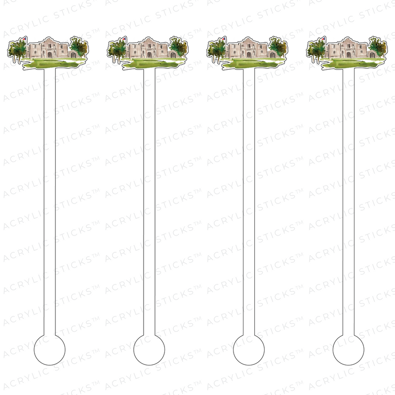 ALAMO ACRYLIC STIR STICKS
