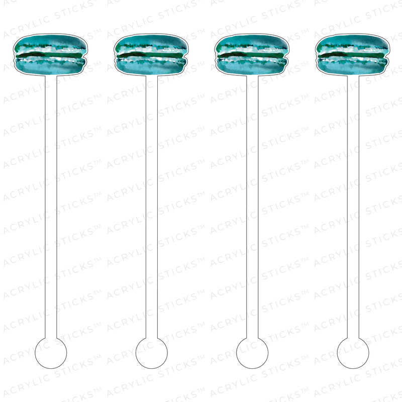 ALMOND MACARON ACRYLIC STIR STICKS