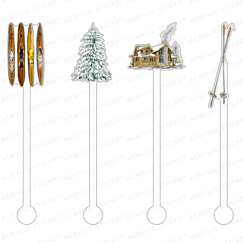 MOUNTAIN HOME ACRYLIC STIR STICKS COMBO