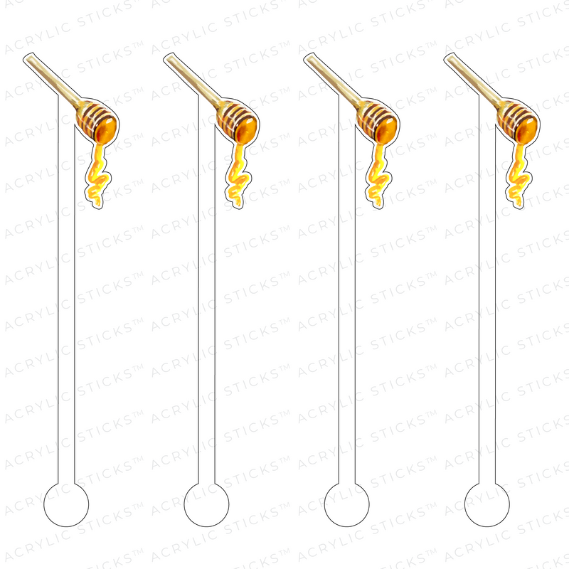 HONEY ROD ACRYLIC STIR STICKS