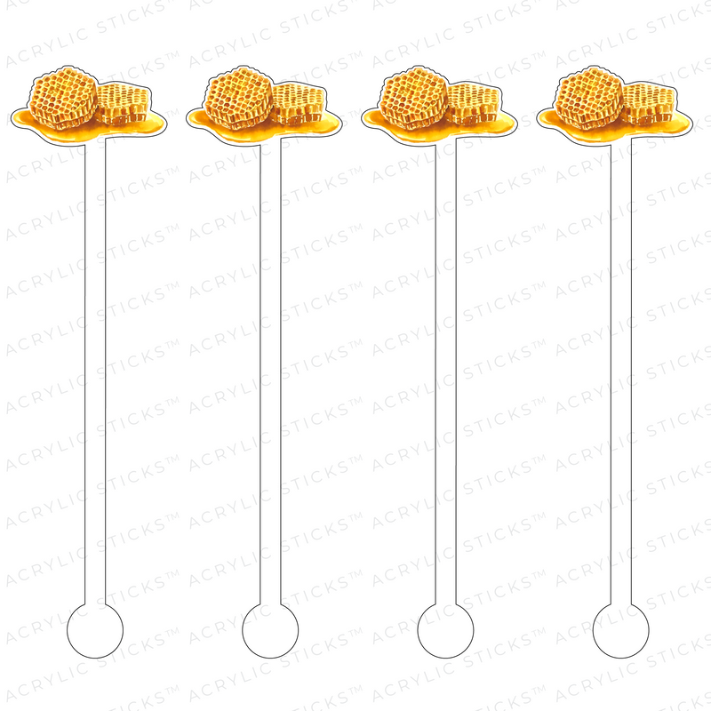 HONEYCOMB ACRYLIC STIR STICKS