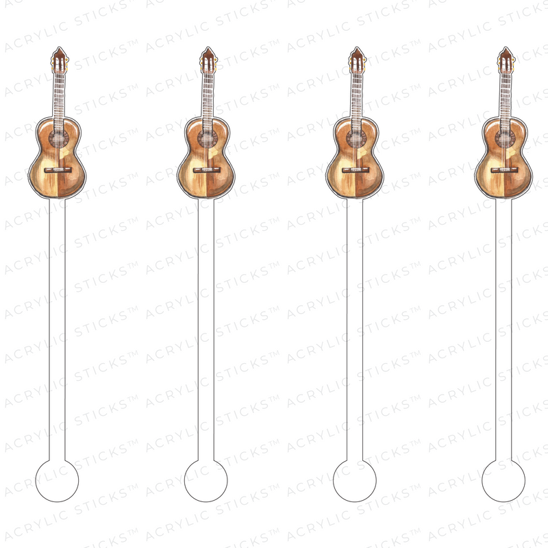 GUITAR ACRYLIC STIR STICKS