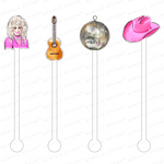 DISCO DOLLY ACRYLIC STIR STICKS COMBO