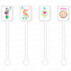 LET'S PLAY MAHJONG ACRYLIC STIR STICKS COMBO
