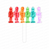WOODEN NUTCRACKERS ACRYLIC CAKE TOPPER