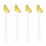 LEMON SLICE ACRYLIC STIR STICKS