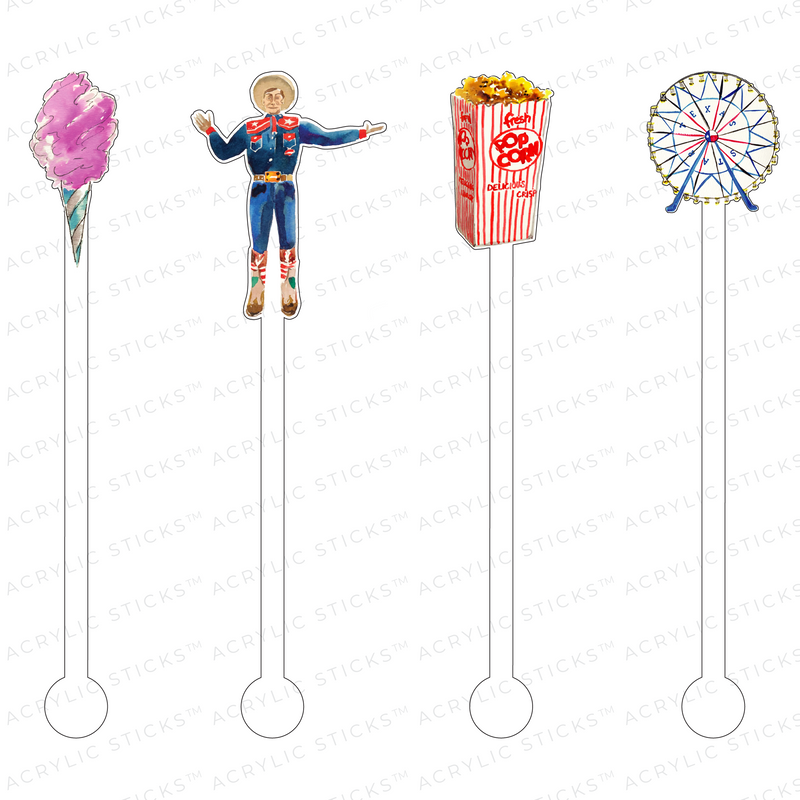 FAIR DAY ACRYLIC STIR STICKS COMBO