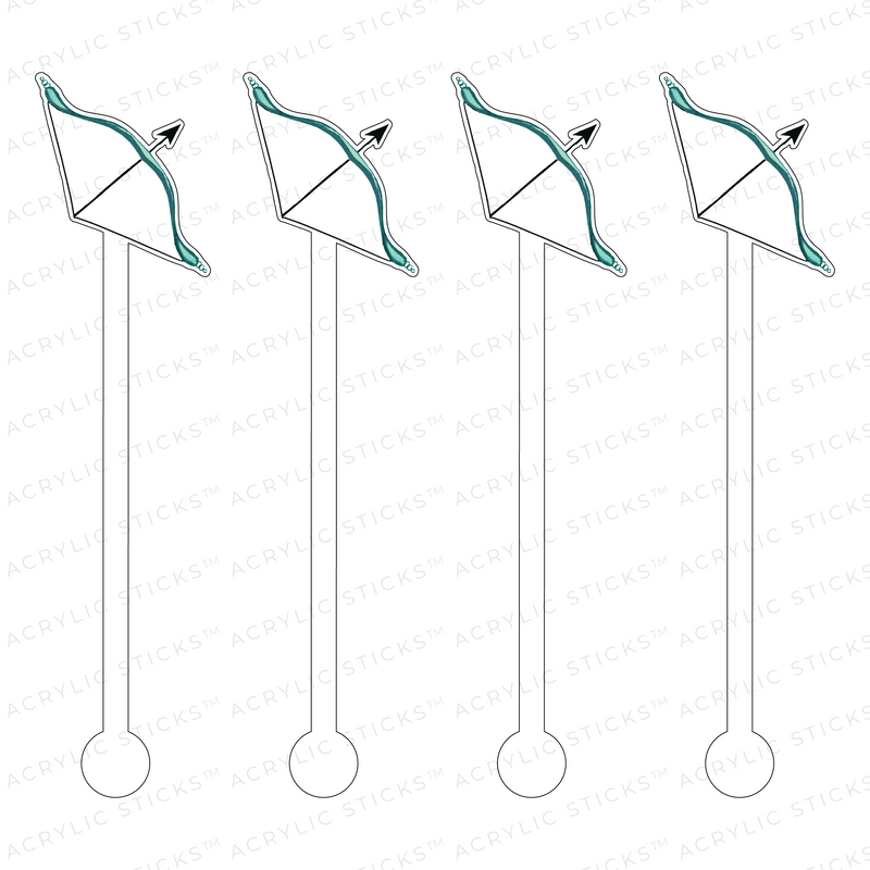 BOW ACRYLIC STIR STICKS