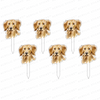 GOLDEN RETRIEVER ACRYLIC PARTY PIK STICKS