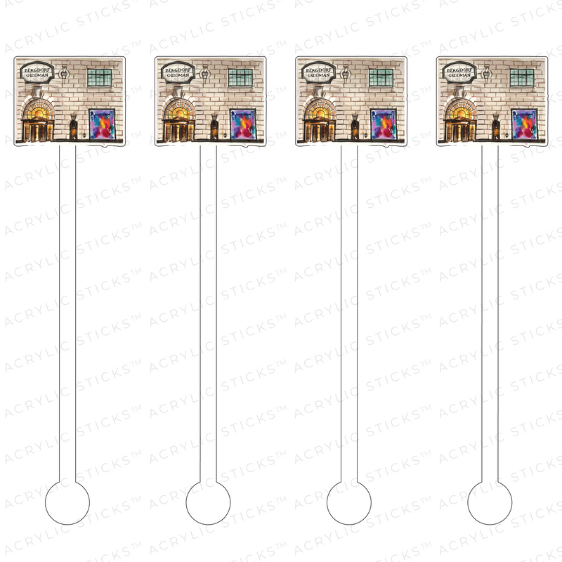 FOR THE LOVE OF BERGDORF GOODMAN ACRYLIC STIR STICKS