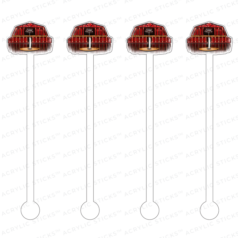 GRAND OLE OPRY ACRYLIC STIR STICKS