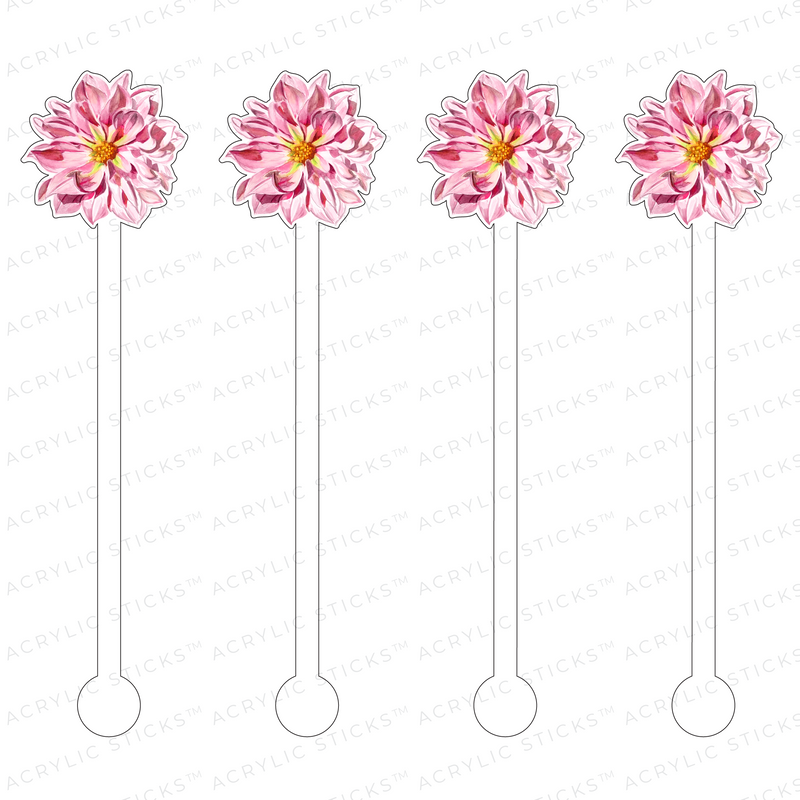 DAHLIA ACRYLIC STIR STICKS