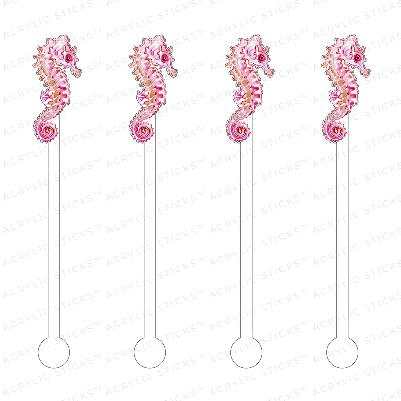 SEAHORSE ACRYLIC STIR STICKS