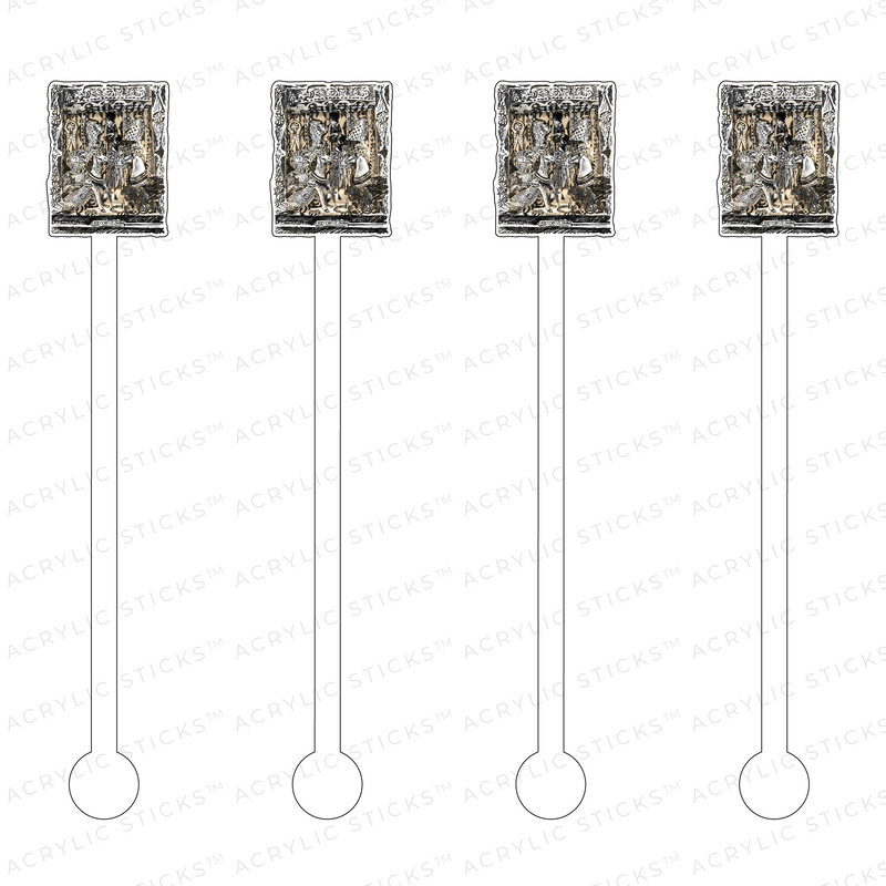 BERGDORF WNDOW DISPLAY ACRYLIC STIR STICKS