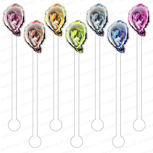 OH! OYSTERS ACRYLIC STIR STICKS COMBO