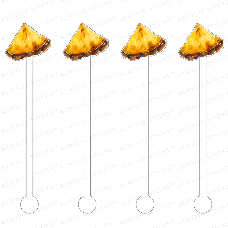 PINEAPPLE SLICE ACRYLIC STIR STICKS