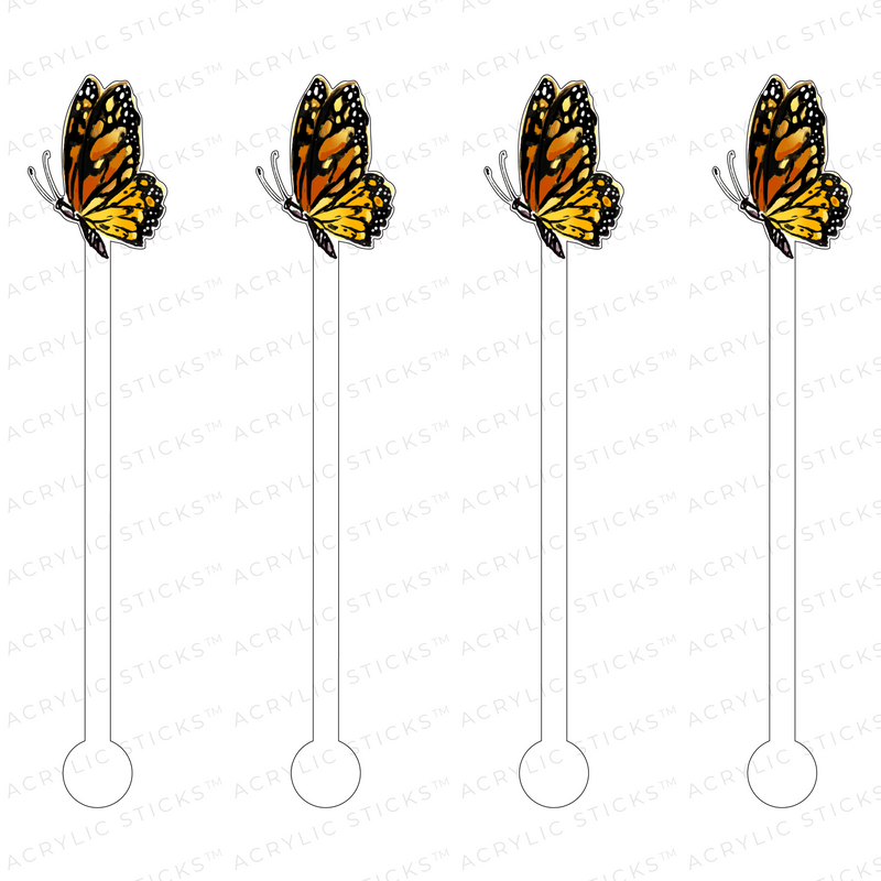 FLYING MONARCH ACRYLIC STIR STICKS