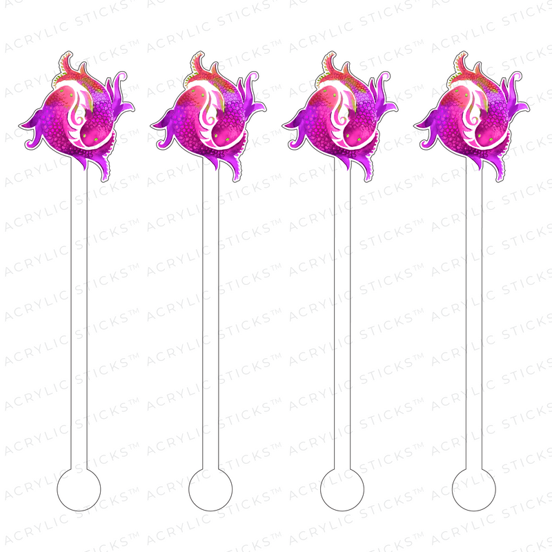 PISCES ACRYLIC STIR STICKS