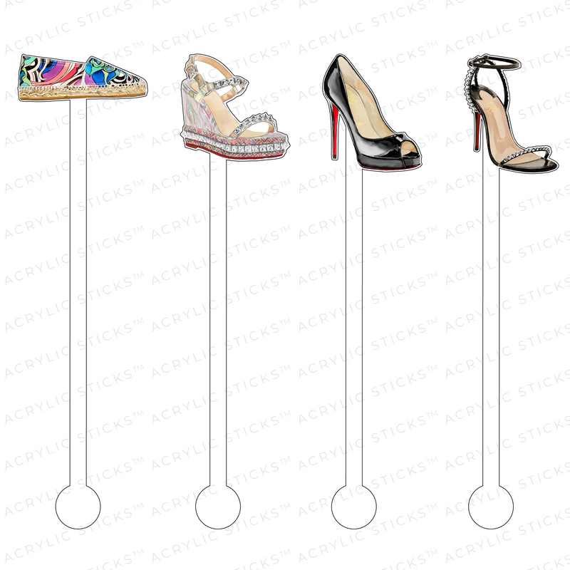 CASUAL TO CHIC FEET ACRYLIC STIR STICKS COMBO