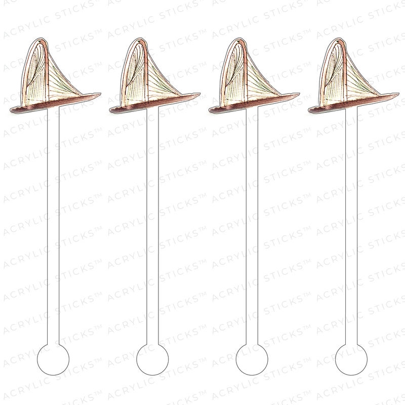 MARGARET HUNT HILL BRIDGE ACRYLIC STIR STICKS