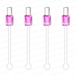 PREPPY PINK NAIL POLISH ACRYLIC STIR STICKS