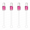 PINK NAIL POLISH ACRYLIC STIR STICKS