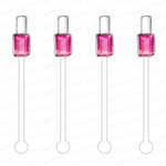 PINK NAIL POLISH ACRYLIC STIR STICKS