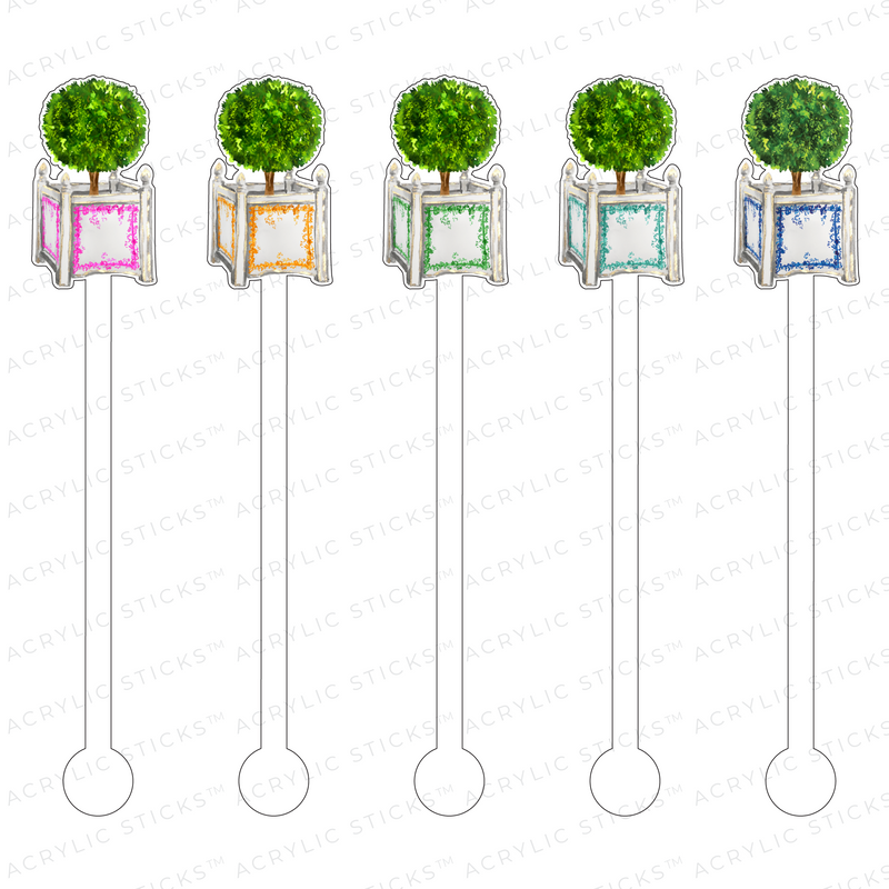 TOPIARIES ACRYLIC STIR STICKS COMBO