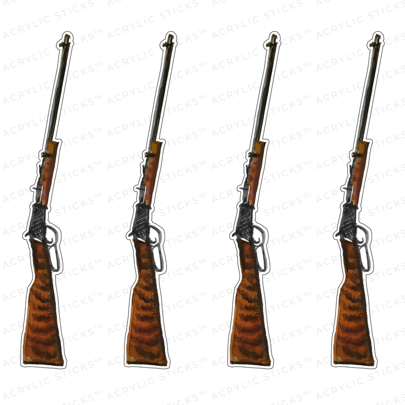 RIFLE TOP TO BOTTOM ACRYLIC STIR STICKS