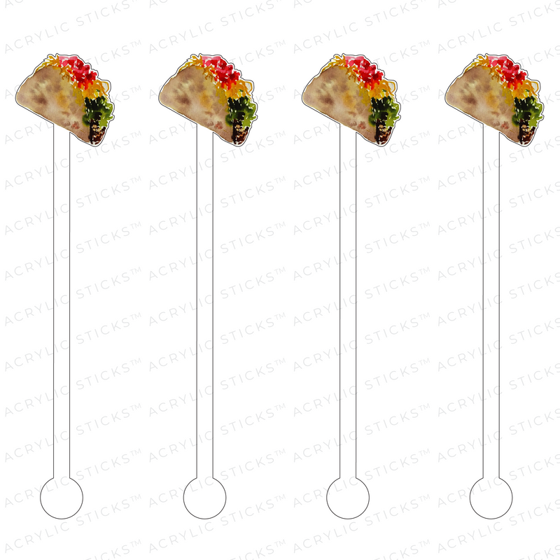 TACO ACRYLIC STIR STICKS