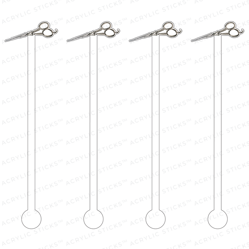 STYLIST SHEARS ACRYLIC STIR STICKS