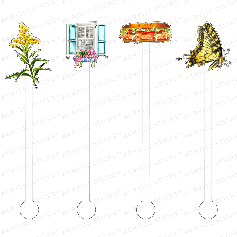 SOUTH CAROLINA SOMETHINGS ACRYLIC STIR STICKS COMBO