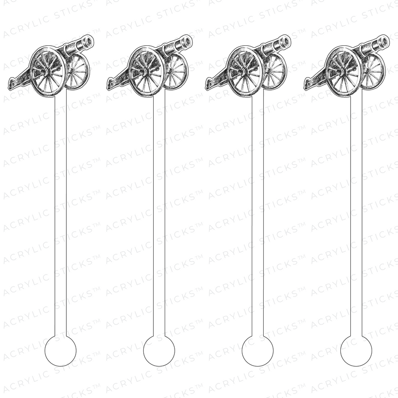 SPANISH CANNON ACRYLIC STIR STICKS